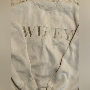 Six Stories Wifey Crewneck Sweater